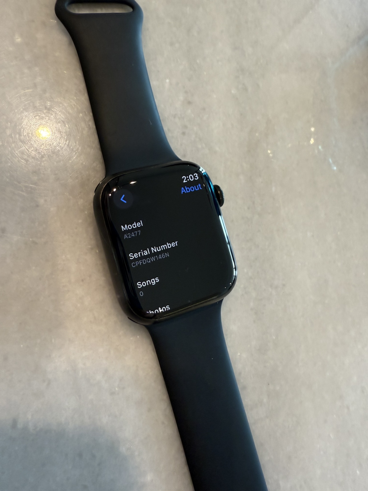 Apple Watch series 7 45mm titanium GPS+Cellular - photo 2
