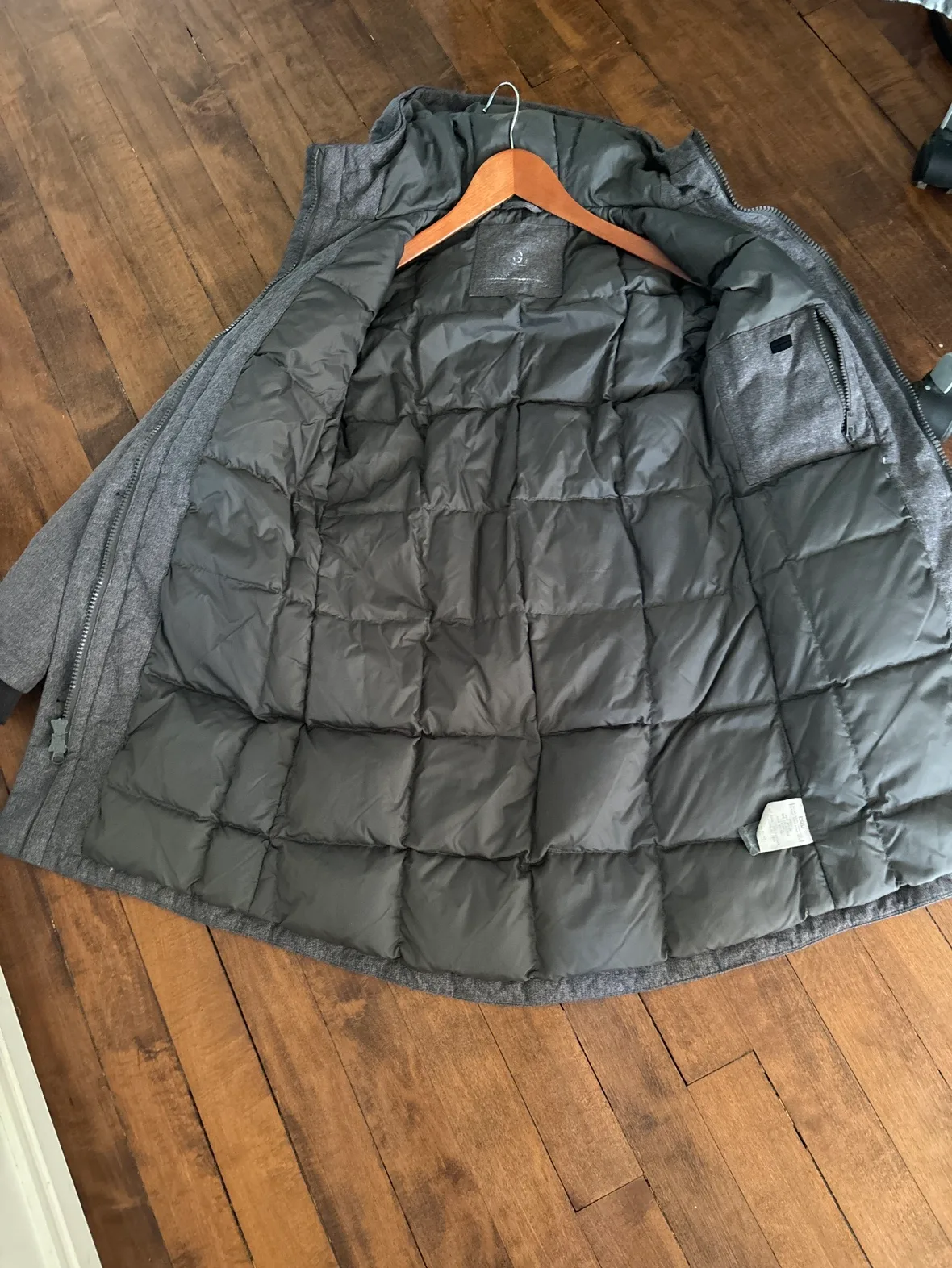 PGD teen/ girl Grey Winter Parka 80% down 20% feather image indicator(3)