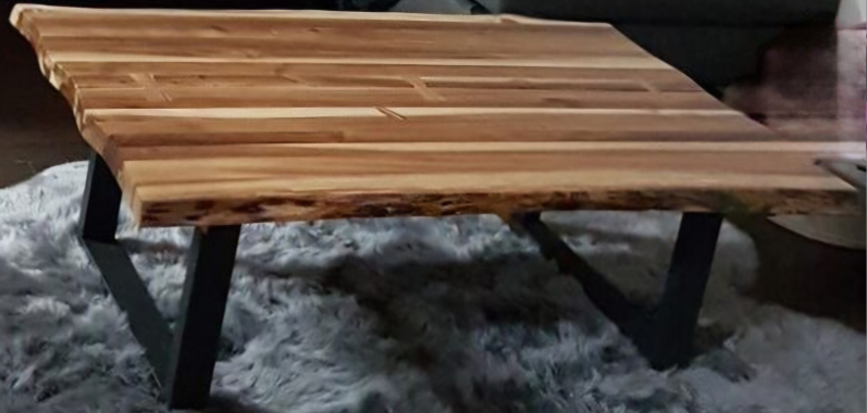 Live Edge Wood Coffee Table - photo 2
