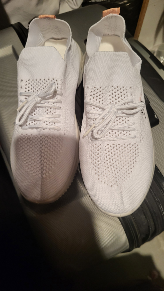 White Knitted Sneakers - photo 2
