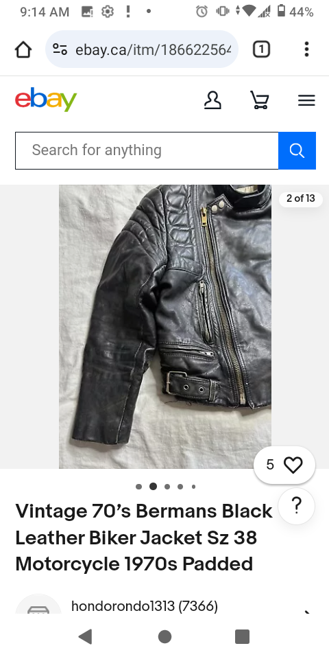 Vintage Leather Jacket(price reduced) - photo 3
