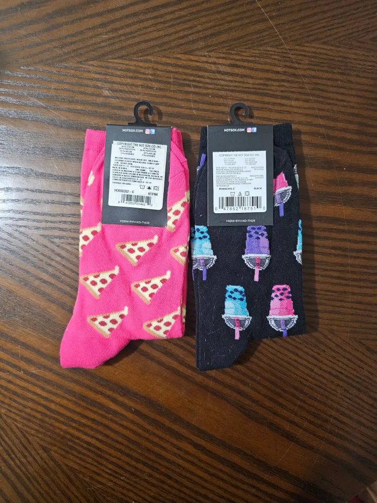 HOT SOX Bubble Tea  / Pizza Socks (BNWT) image indicator(4)
