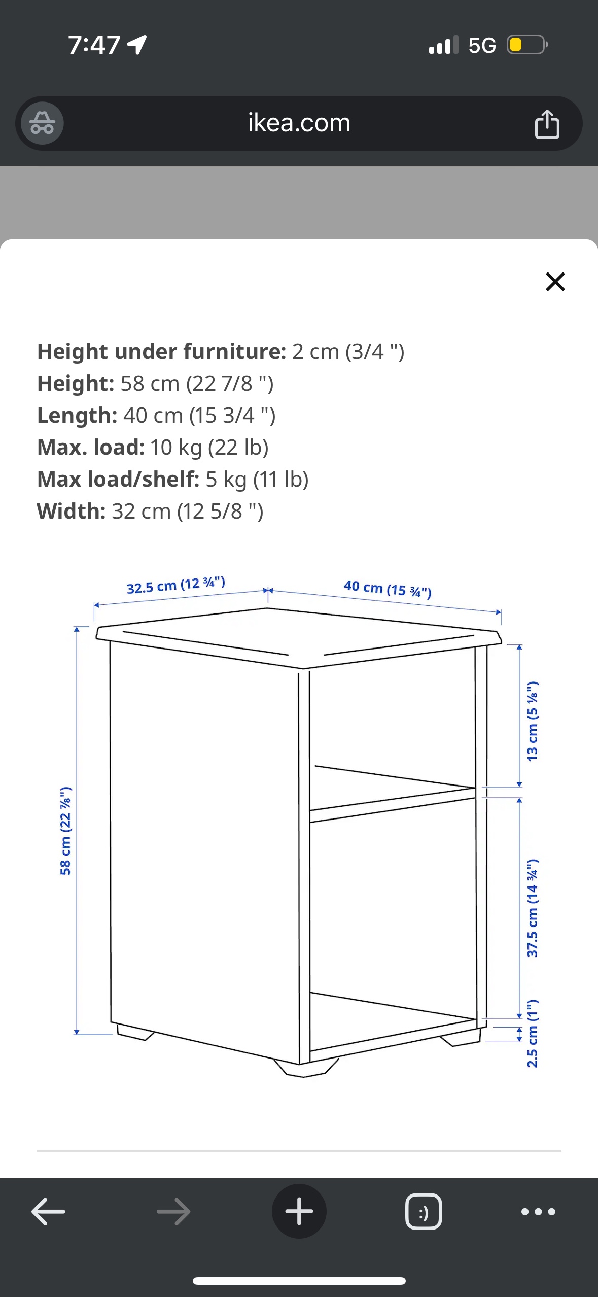 IKEA SKRUVBY- side table - photo 3