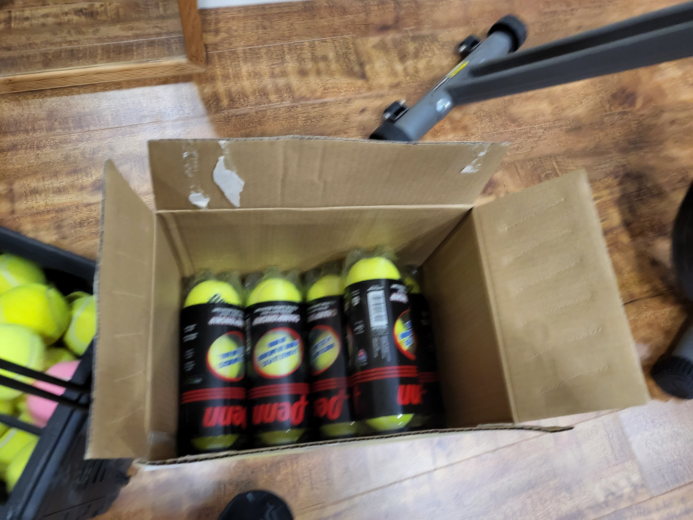 New Tennis Balls and portable tennis ball hopper - photo 2