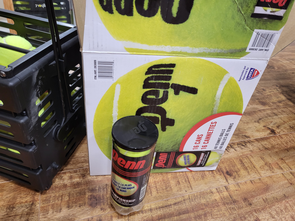 New Tennis Balls and portable tennis ball hopper - photo 3