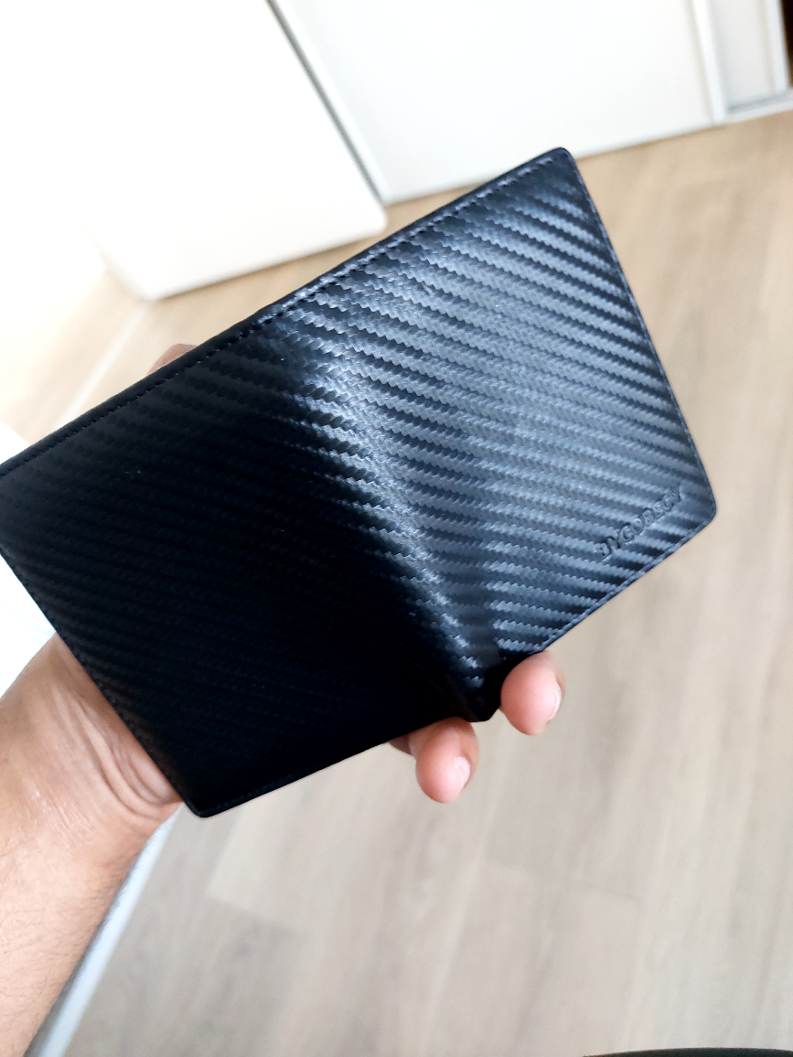 Black Carbon Fibre Men's Wallet