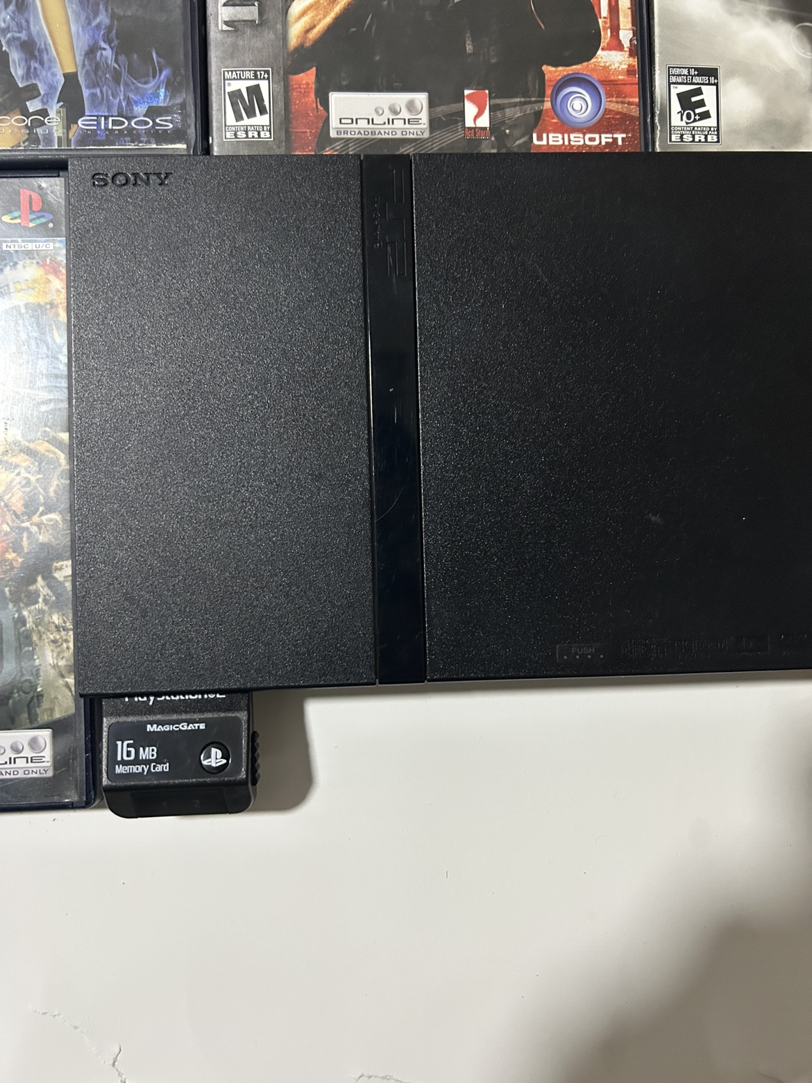 Sony PS2 slim Console with 5 games - photo 2