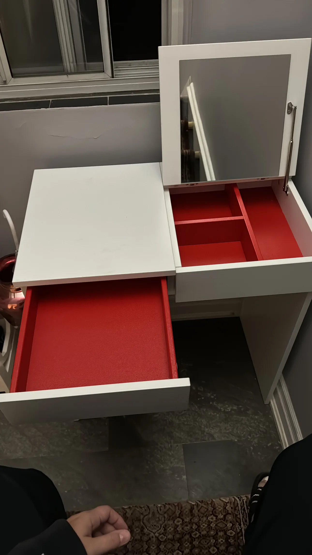 White Vanity Desk thumbnail