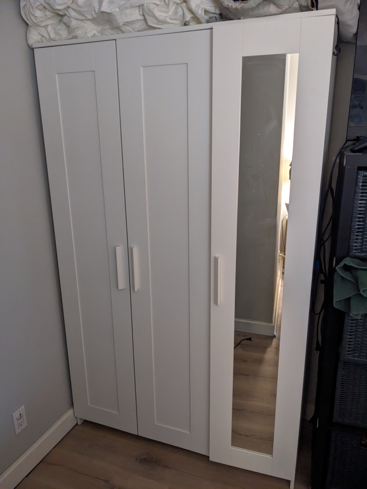 large Ikea wardrobe- requires disassembly