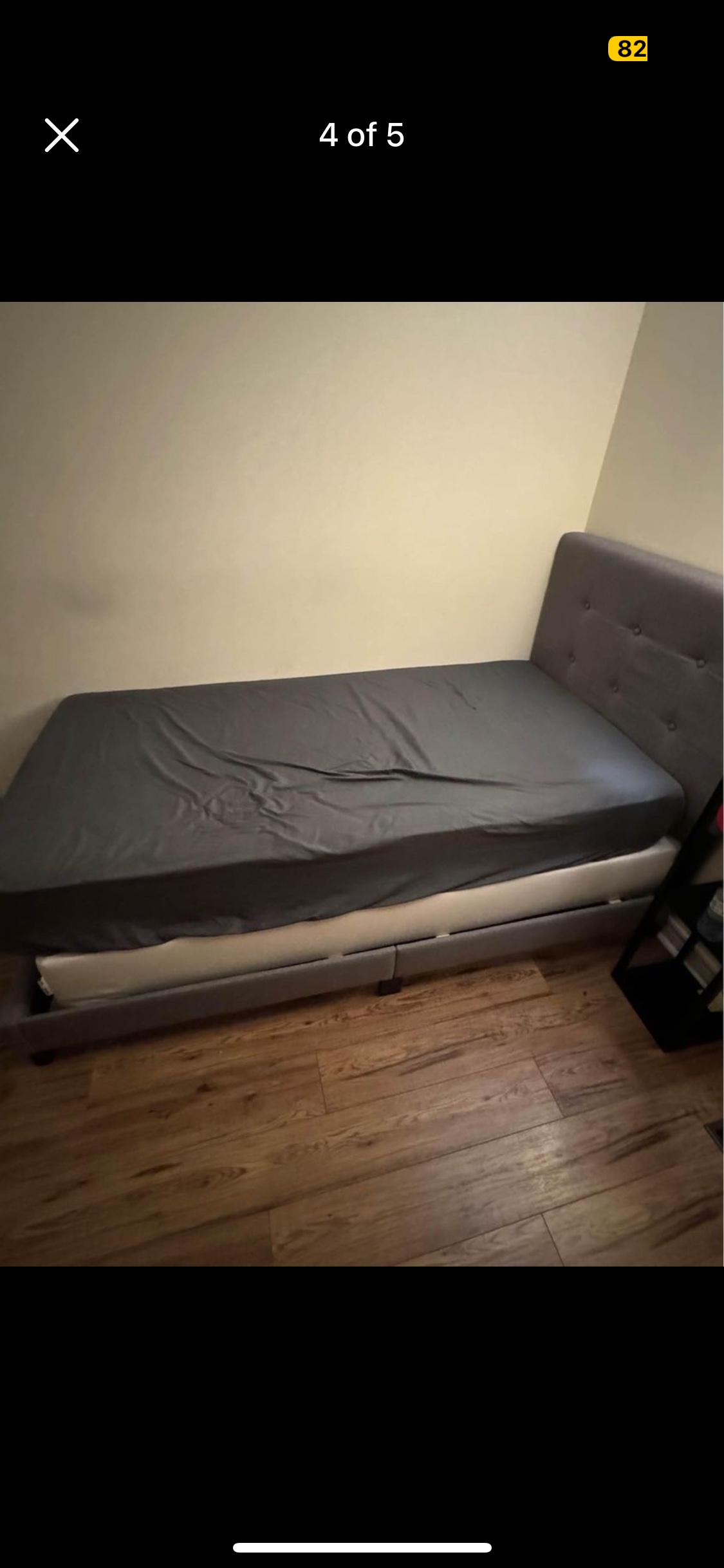 Twin Bed Frame with mattress only 100 or best offer