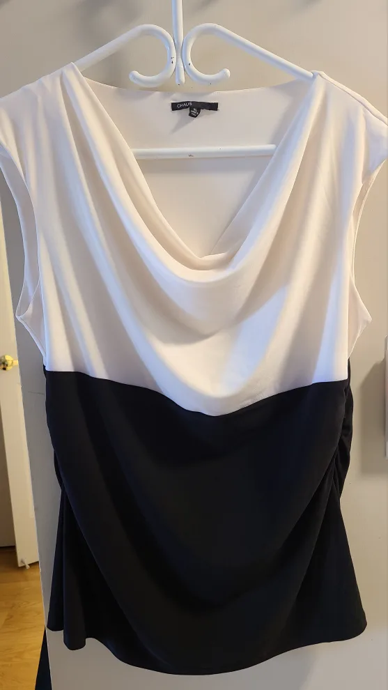 Black and White Blouse thumbnail
