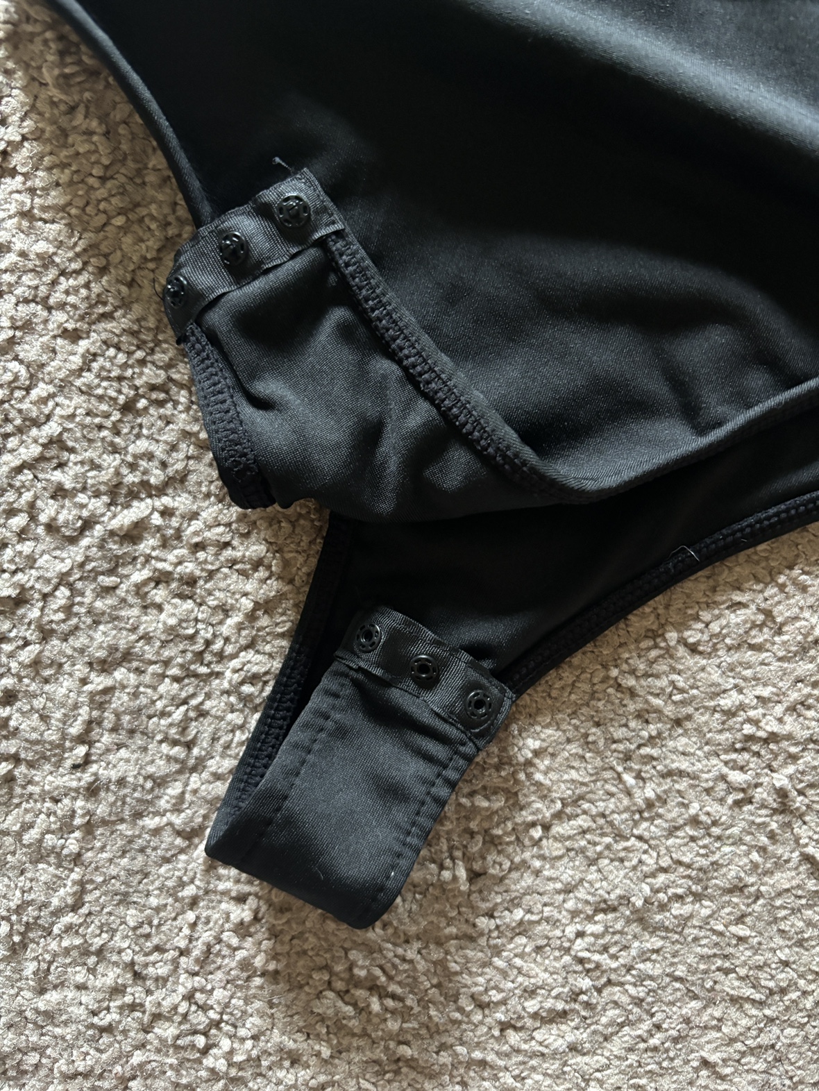 Black One Shoulder Bodysuit - photo 3