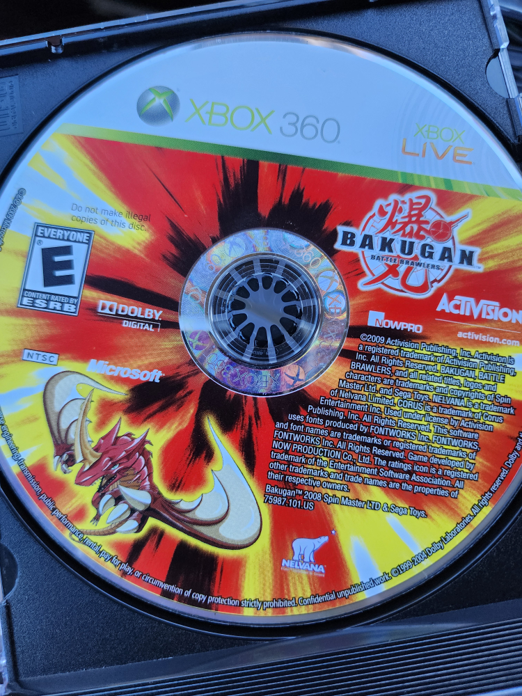 Bakugan: Battle Brawlers Xbox 360 Game
