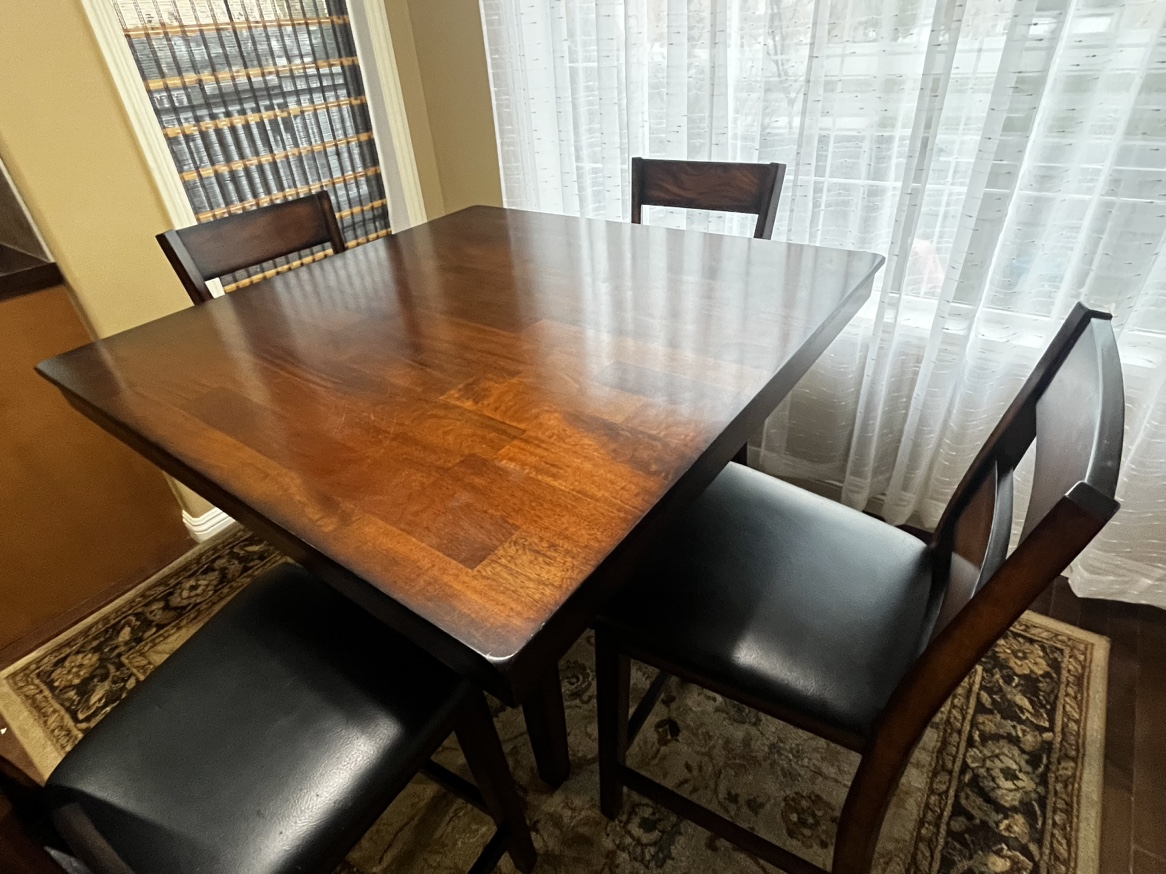 Square Dining Table and 4 Chairs - photo 5