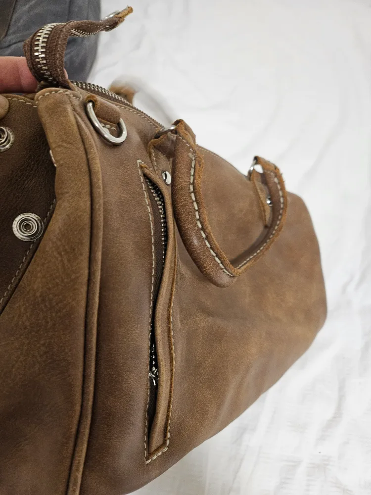 Genuine Leather Roots Handbag image indicator(5)