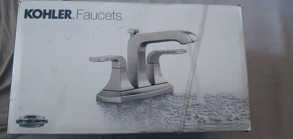 Kohler Rubicon 4" centerset bathroom faucey