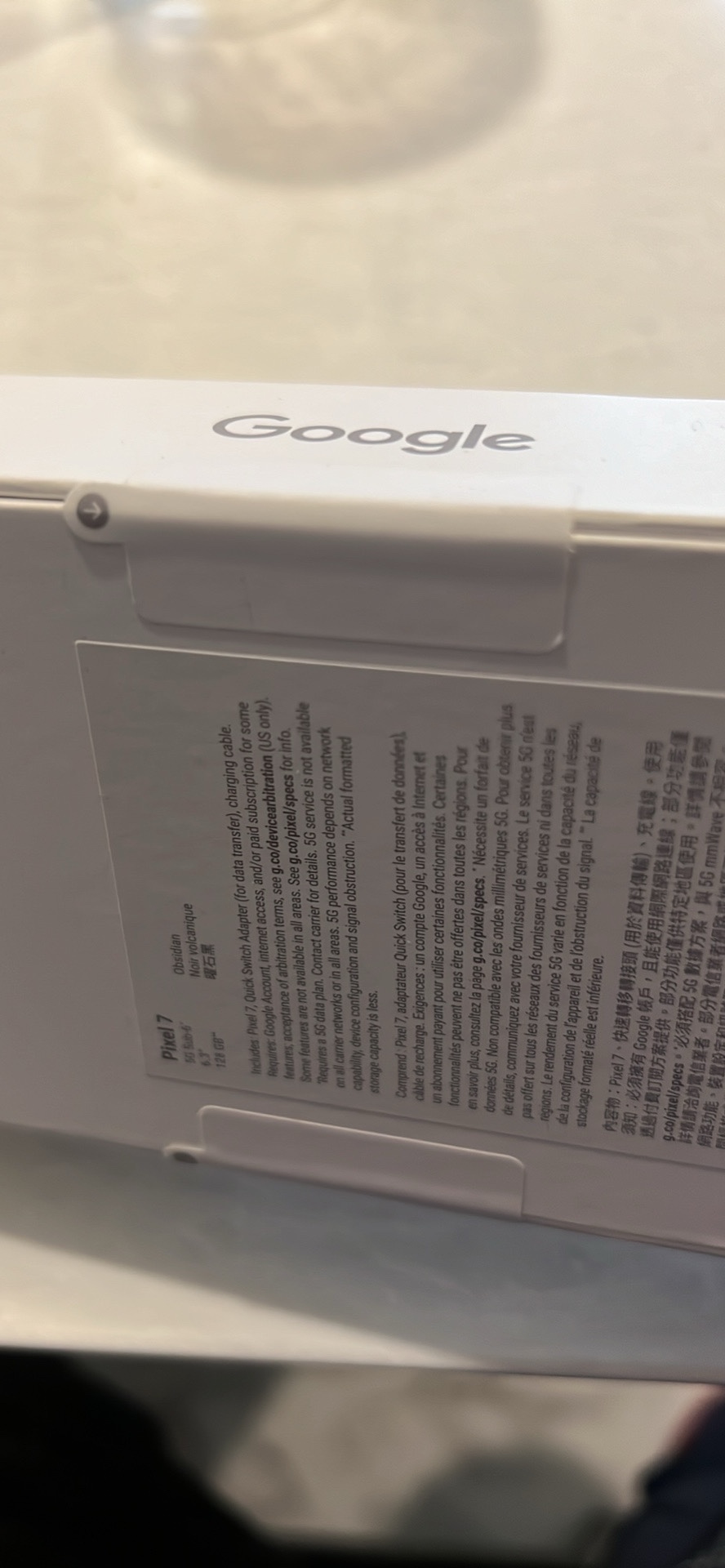 Google Pixel 7 Smartphone bnib sealed - photo 2