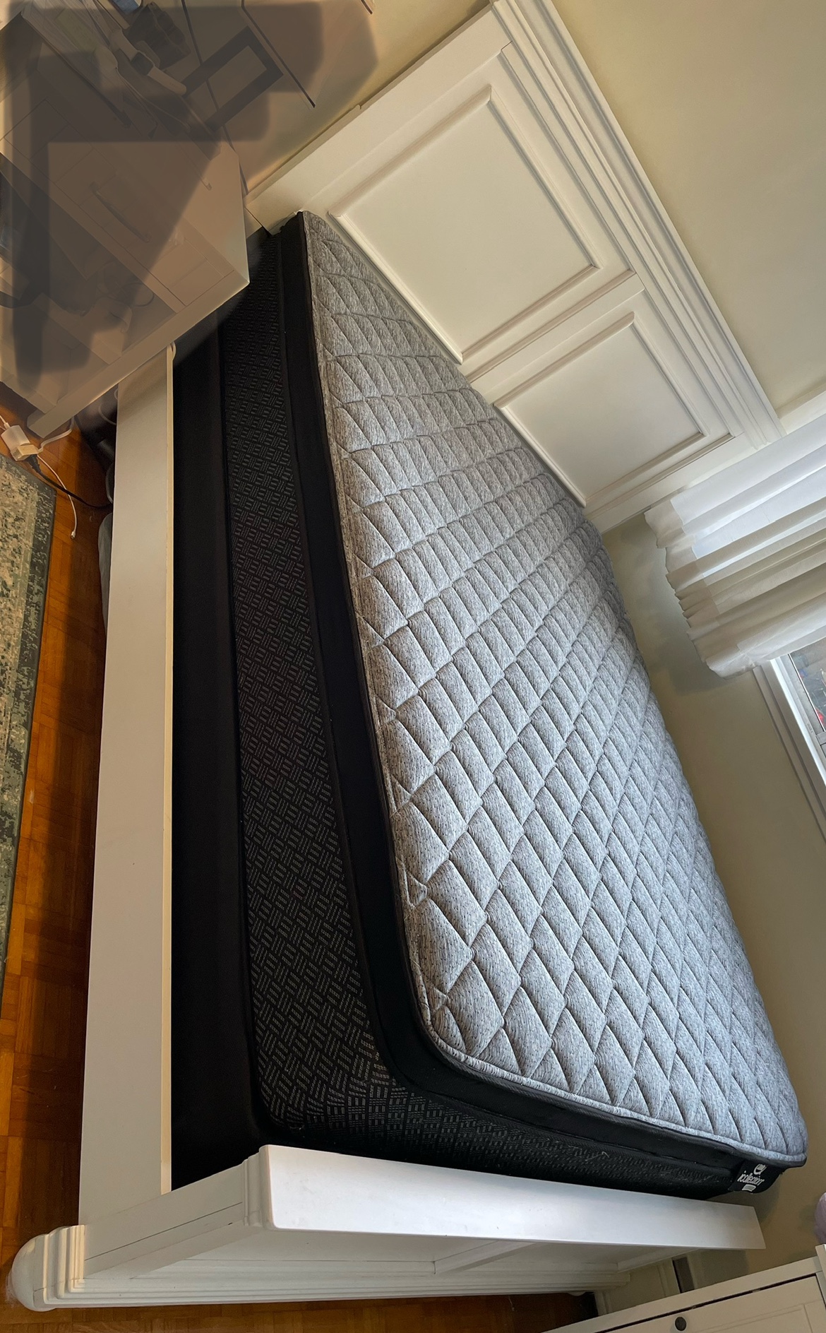 Queen Size Bed Frame with mattress and box spring - photo 3