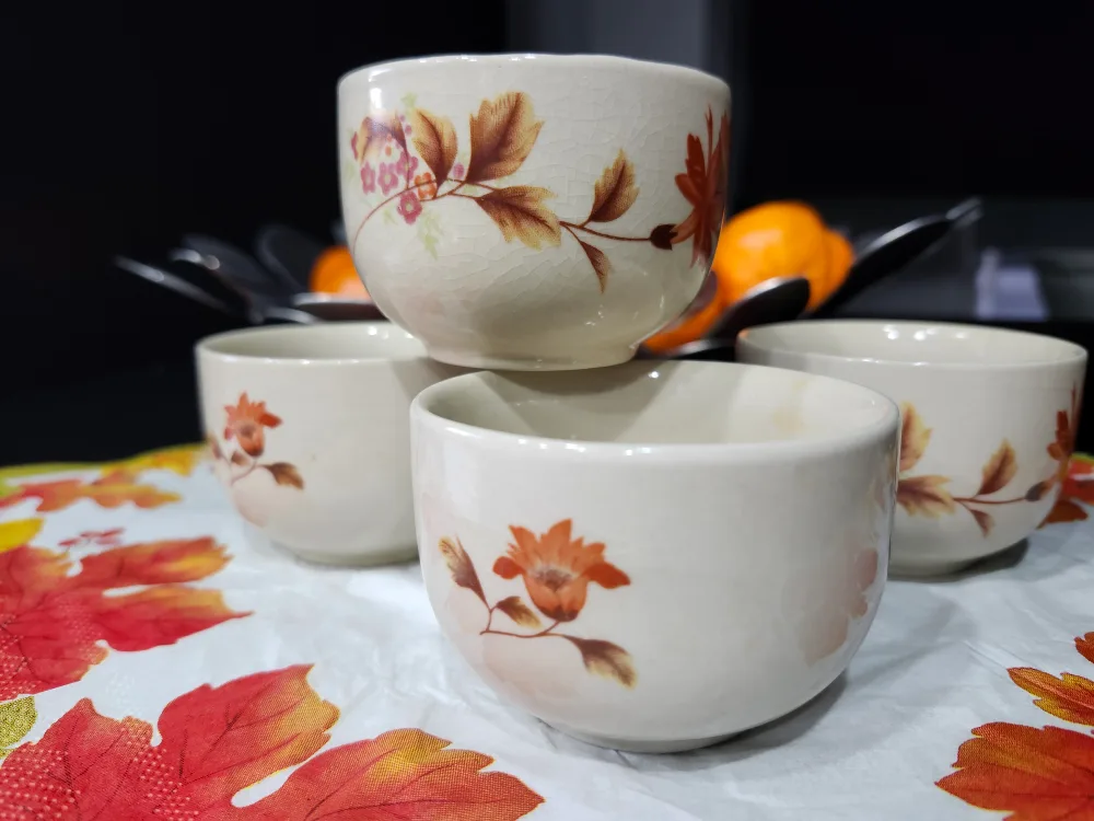 Set of 4 Vintage Tea Cups 🥕 image indicator(2)