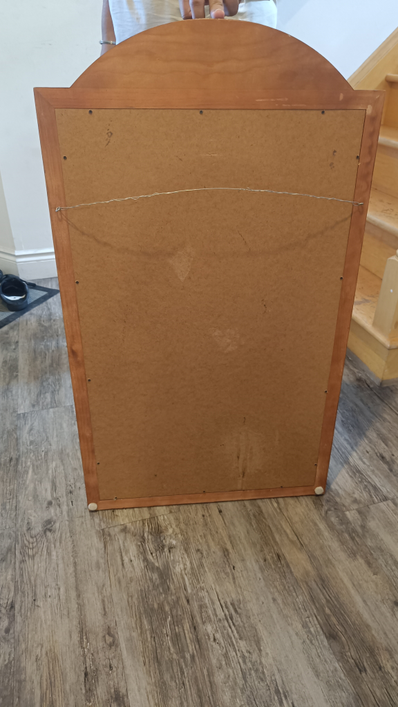 Large Wooden Framed Mirror - photo 2