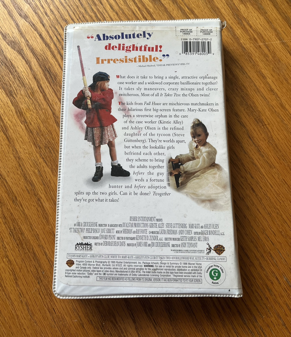 It Takes Two VHS - photo 2