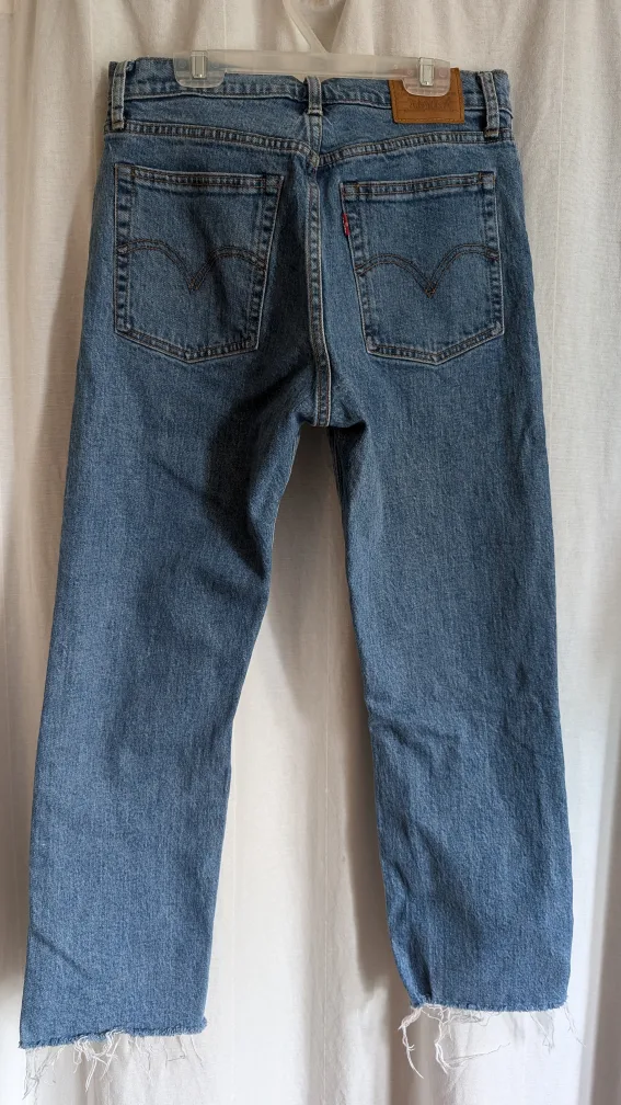 Levi's Straight Fit Wedgie Jeans Size 29 image indicator(2)