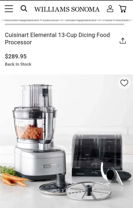 Cuisinart 13-Cup Elemental Food Processor + Attachments image indicator(6)