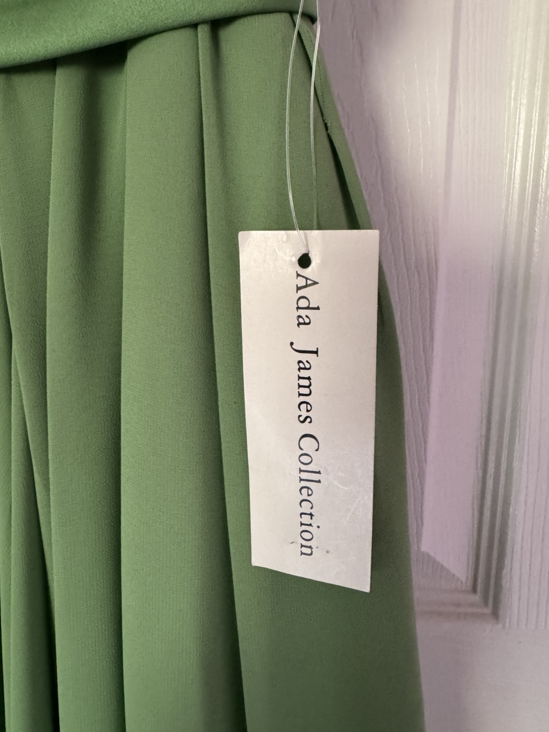 Ada James Collection One Shoulder Green Dress Size 6 - photo 3