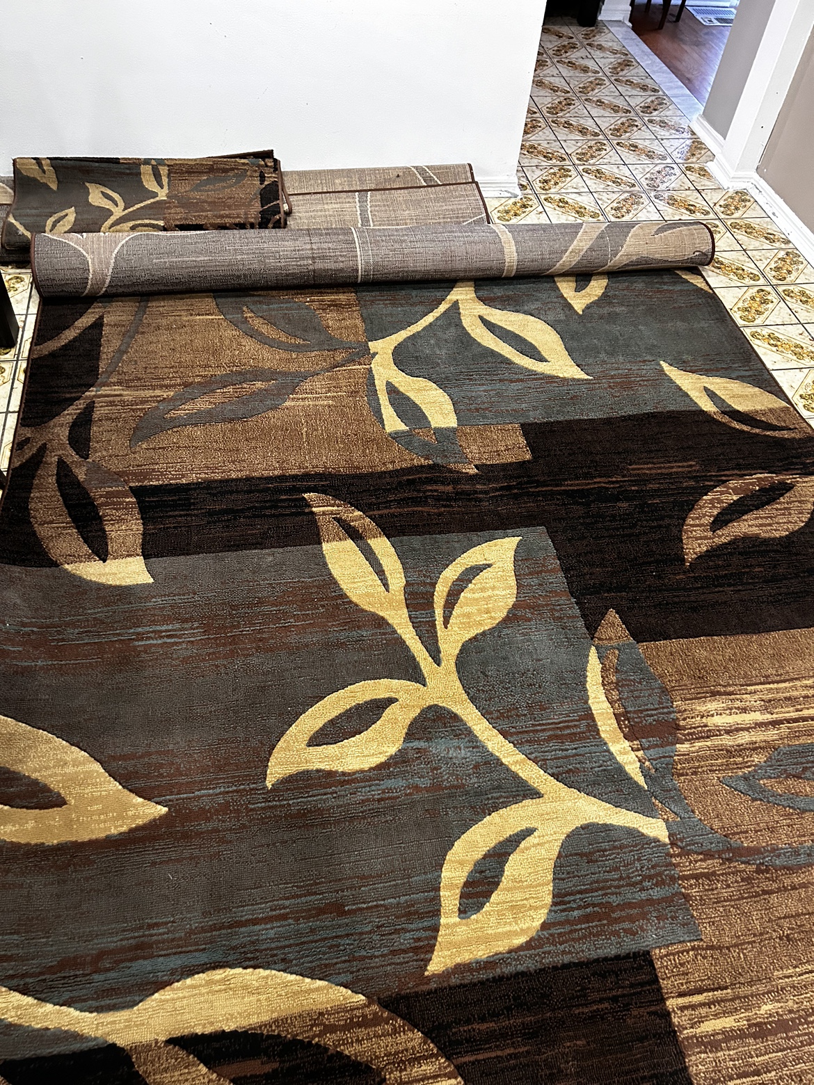 Beige and Brown Area Rug - photo 5