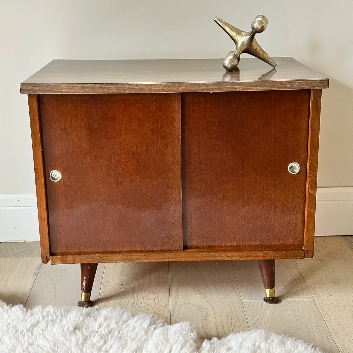 Mid-Century Modern Sliding Door Cabinet image indicator(2)