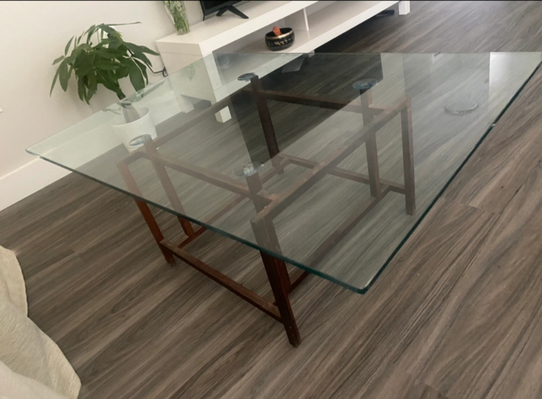 Glass Top Coffee Table - photo 2