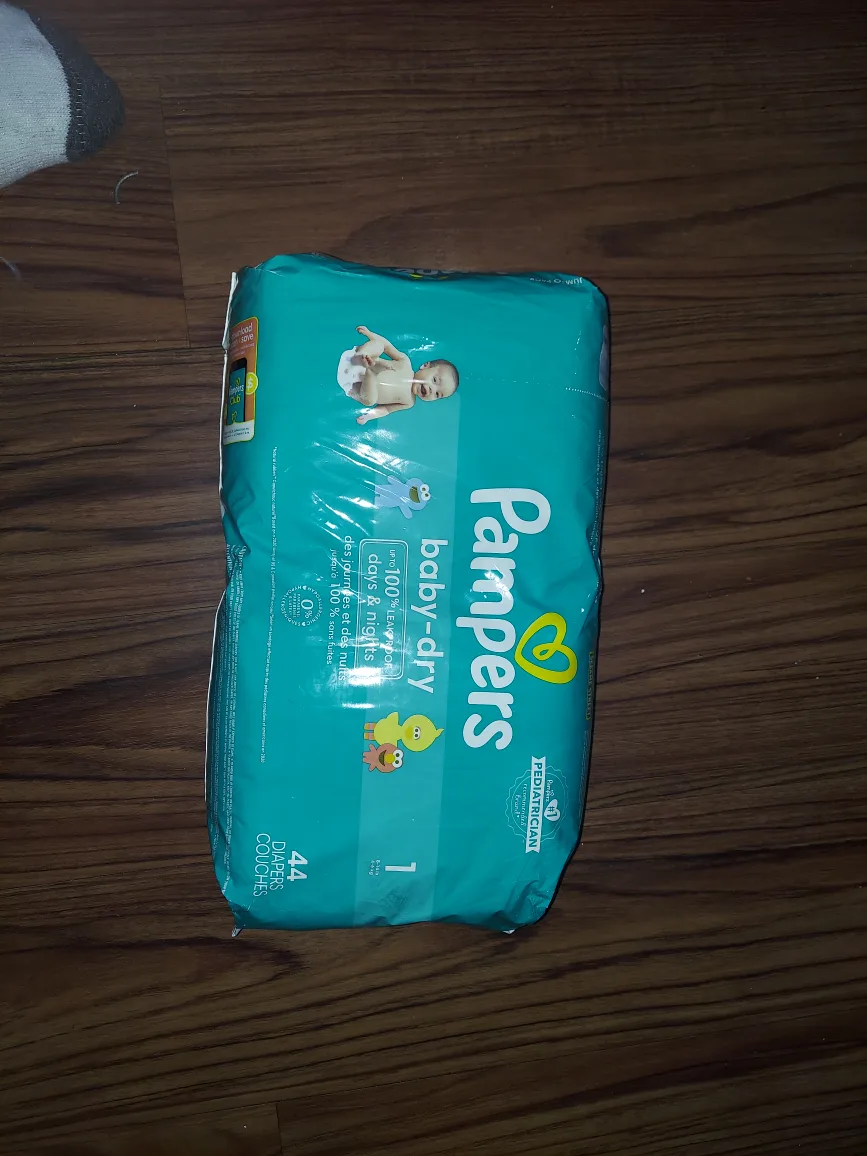 Pampers Baby Dry Diapers Size 1 thumbnail