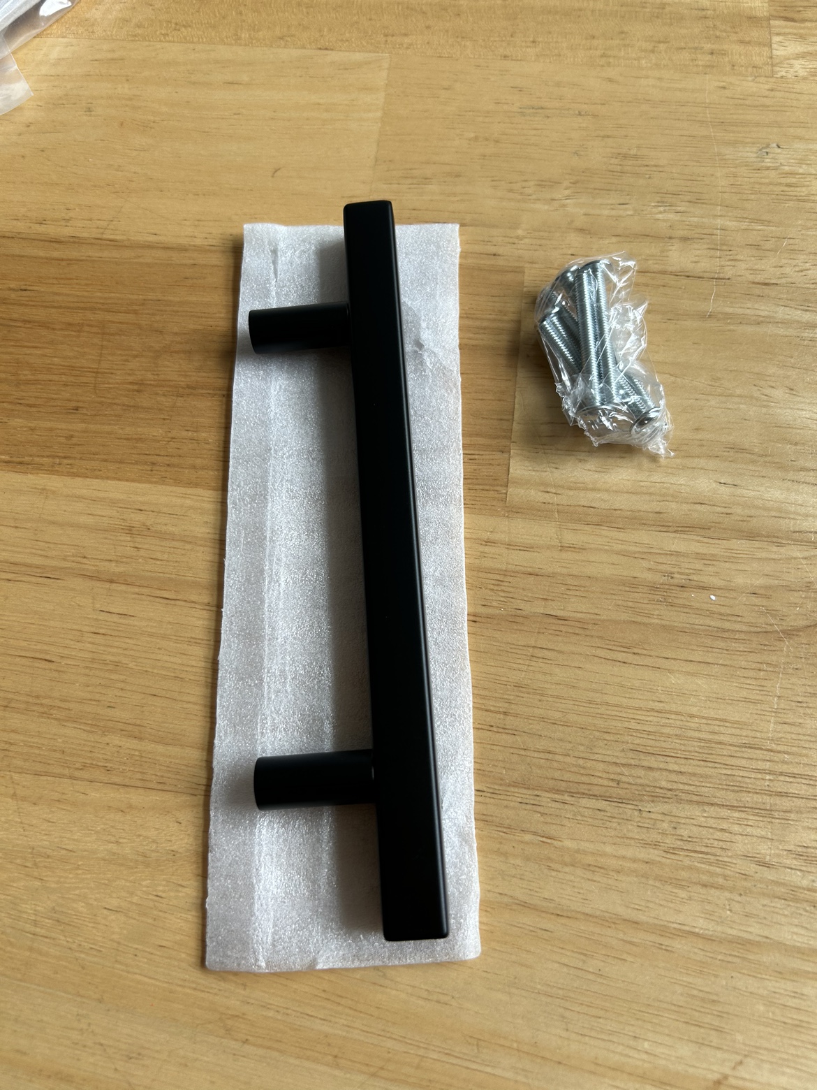 Black Cabinet Handles, 10 pack