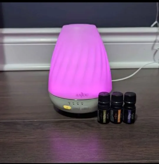 Anjou Ultrasonic Essential Oil Aroma Diffuser with Night Light thumbnail
