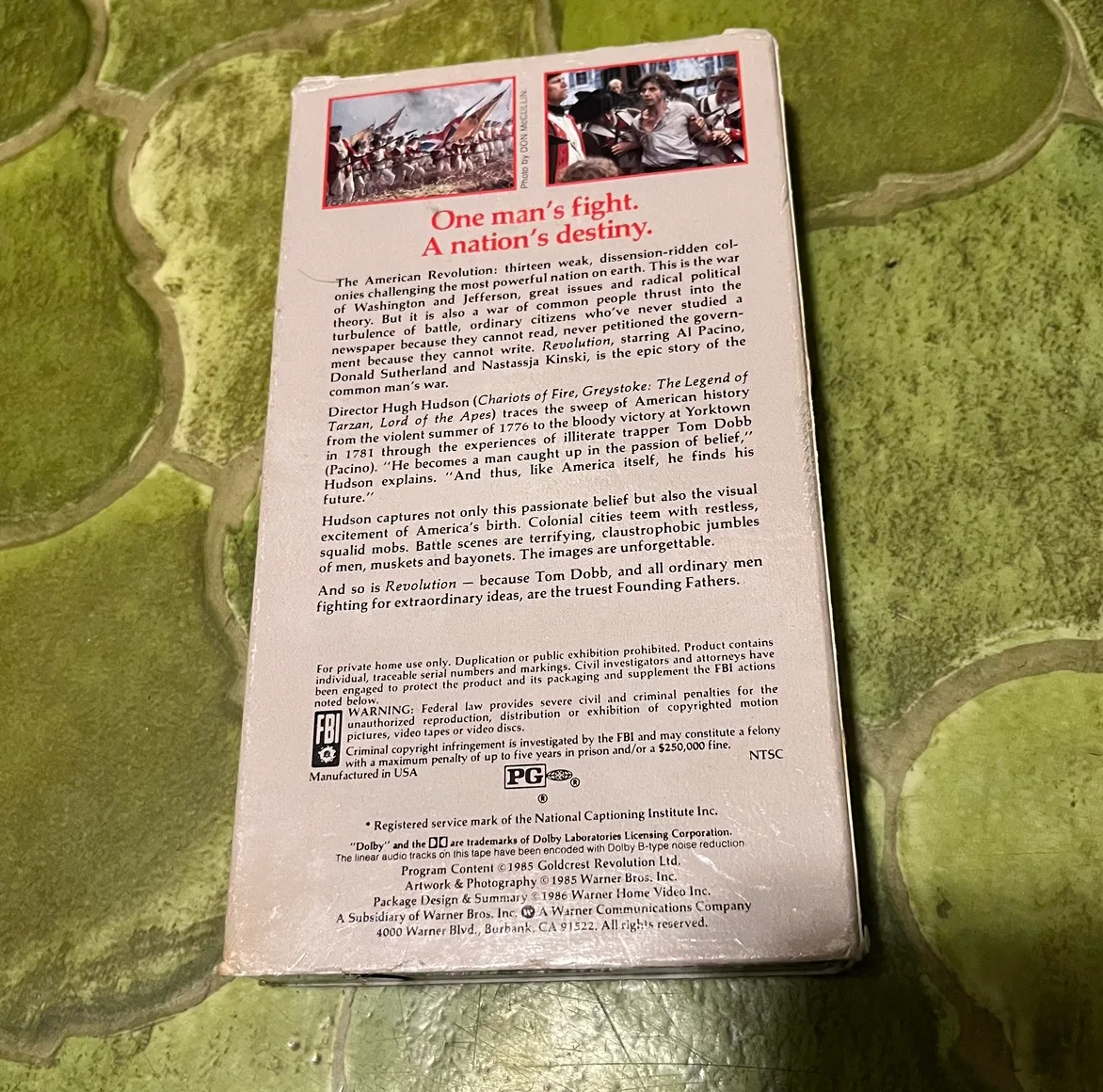 Pacino Revolution VHS image indicator(2)