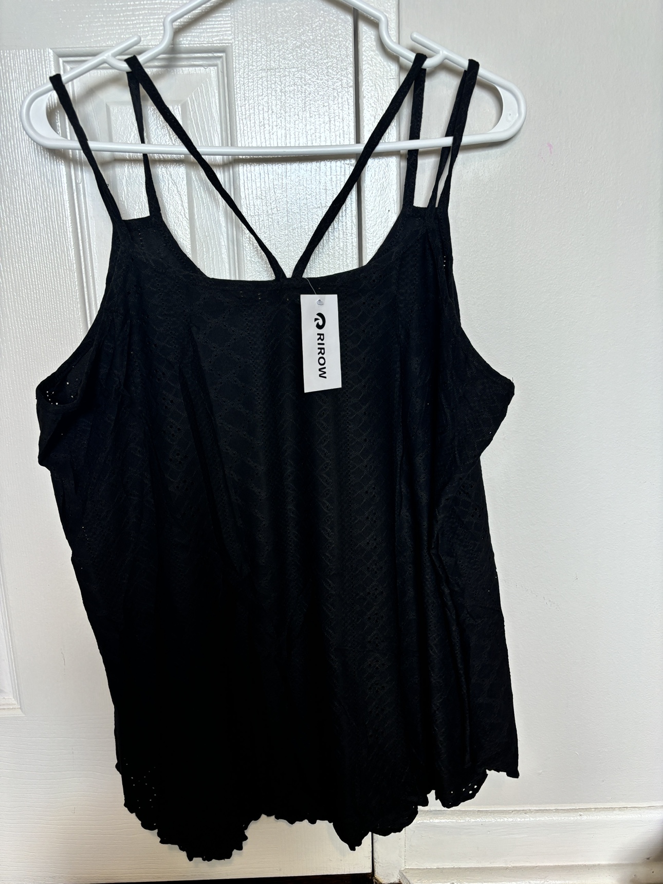 Black Strappy Tank Top - photo 2