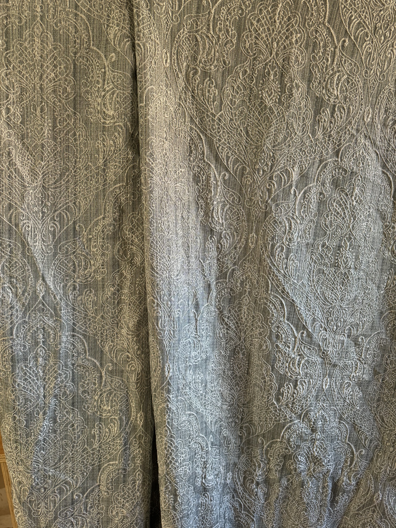 Set of 6 grey and Black Curtains 3 discount price - photo 2