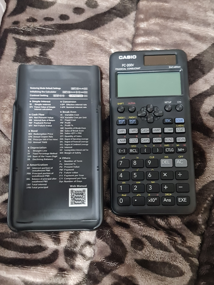 Casio FC-200V Financial Consultant Calculator (2nd Edition) - photo 3