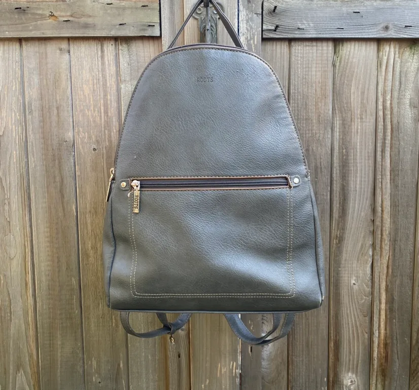 Roots leather backpack thumbnail