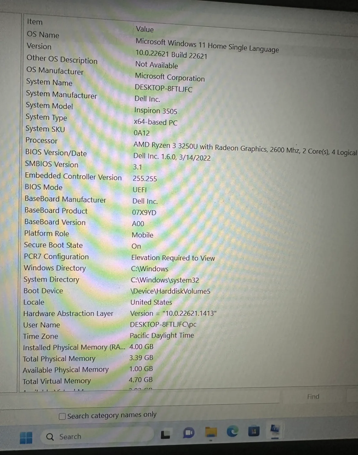 Dell Inspiron 3505 Laptop $120 image indicator(5)