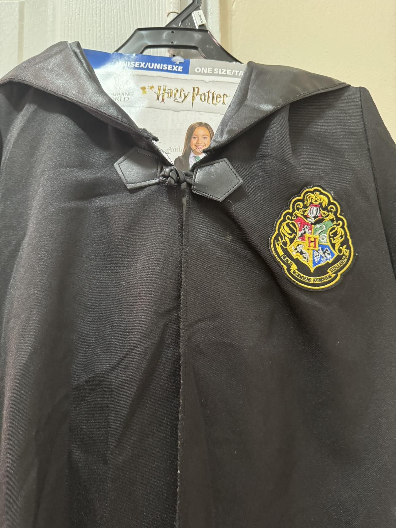 Harry Potter Robe Costume with BROOM - One Size - photo 3