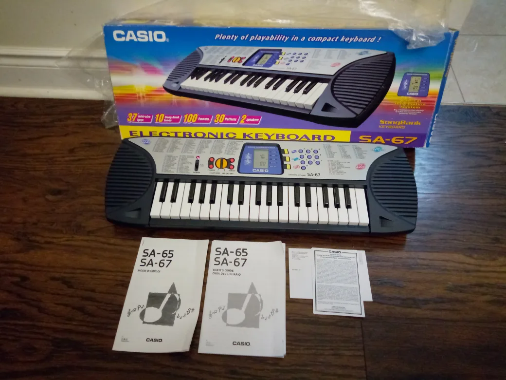 Casio Electronic keyboard SongBank SA-67 image indicator(2)