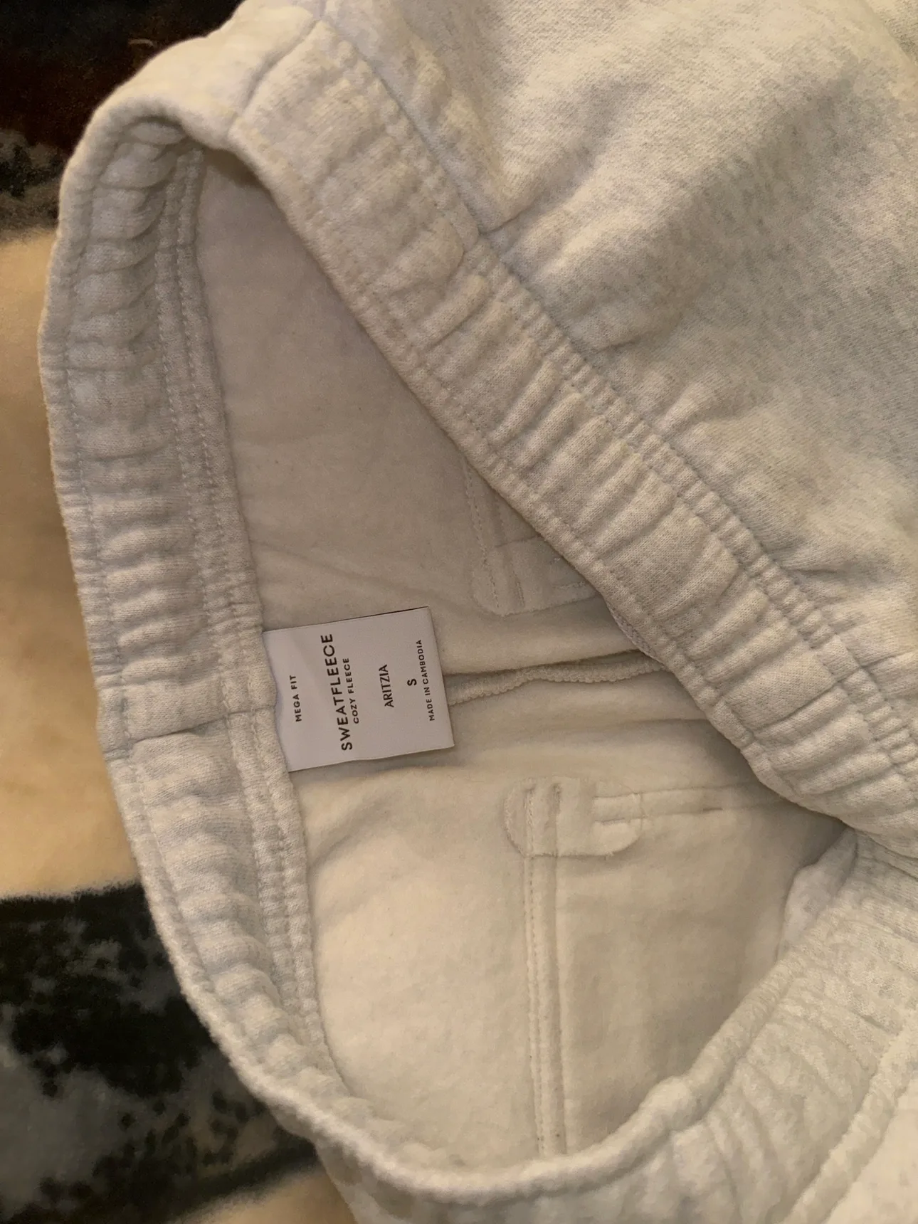 Aritzia Sweatfleece Cargo Pants - Grey image indicator(3)