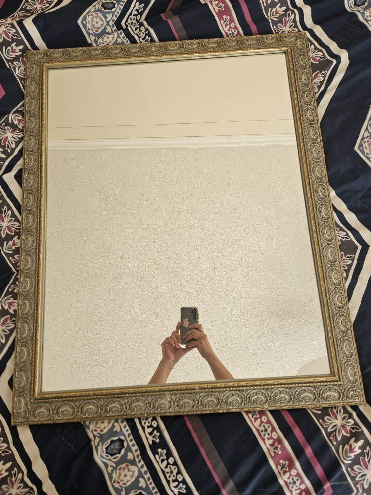 Ornate Silver and Gold Mirror - photo 2