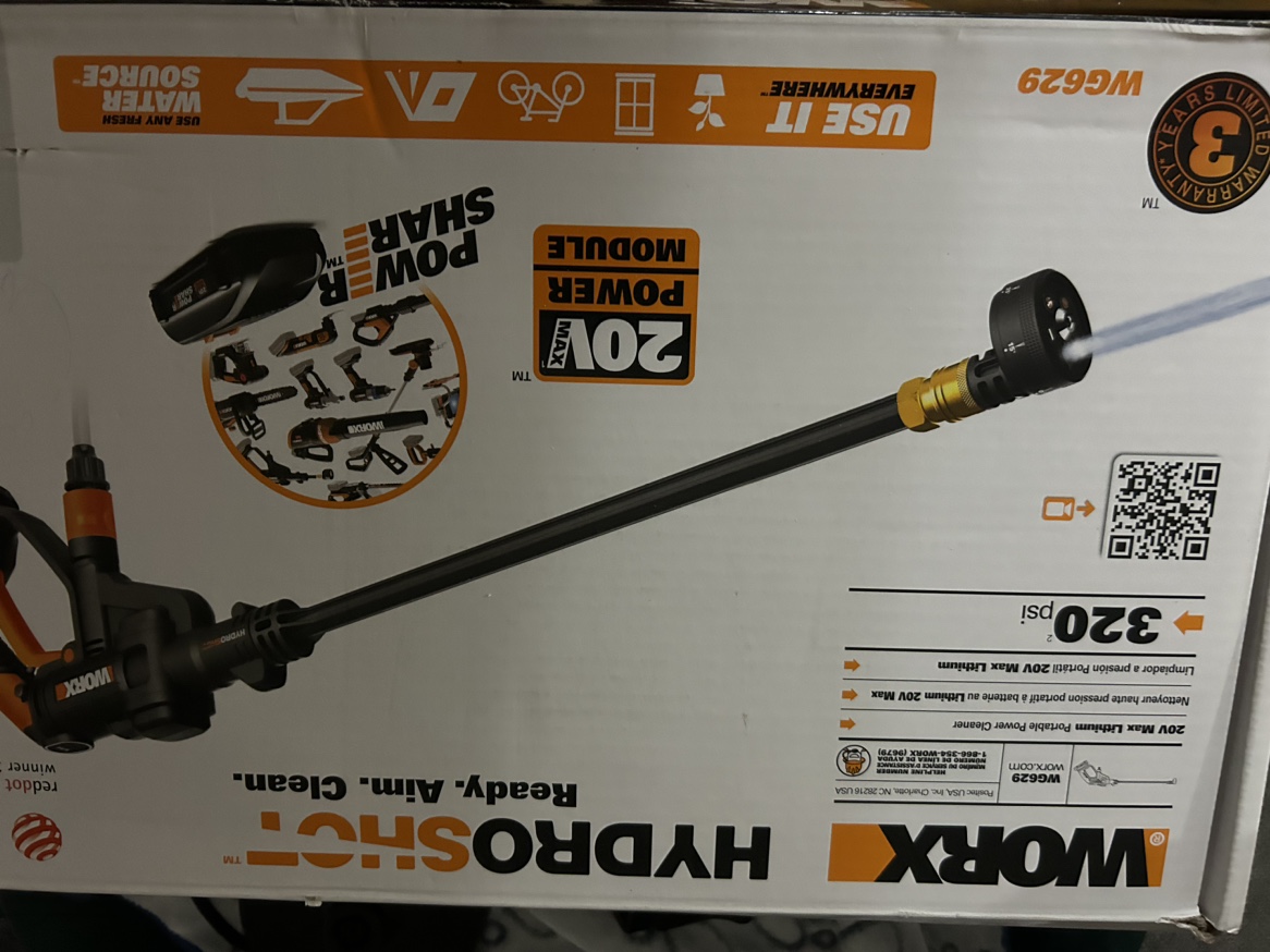 WORX Hydroshot Power Cleaner