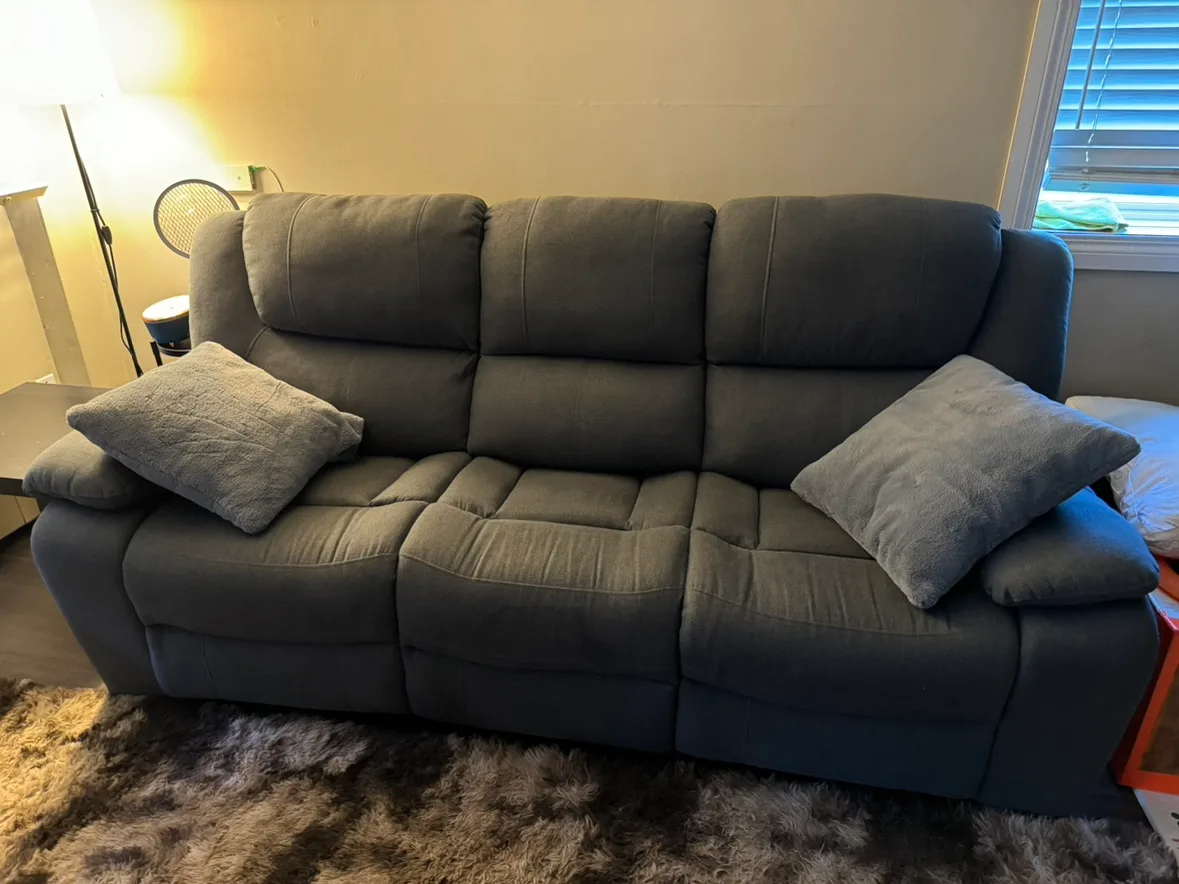 Reclining Sofa with USB Port