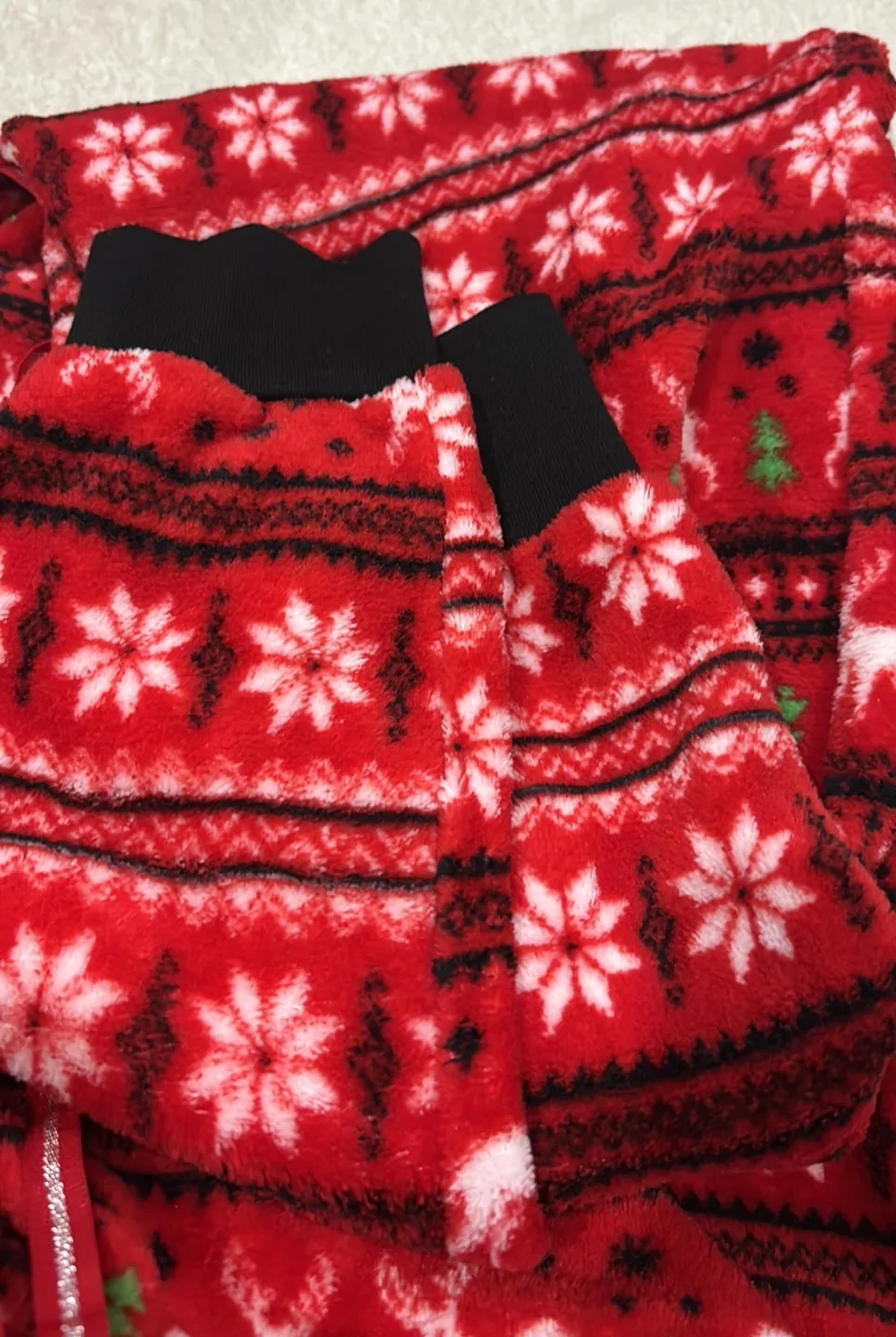 Red and White Christmas Pajama Pants image indicator(2)