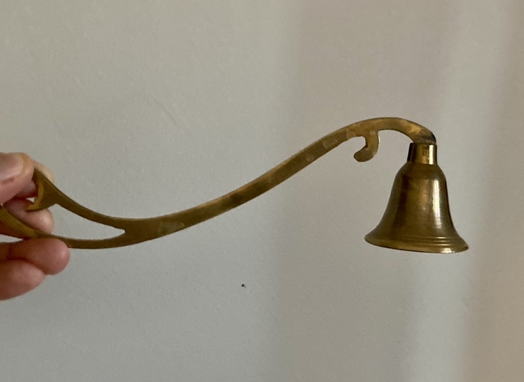 Vintage Brass Candle Snuffer - photo 3