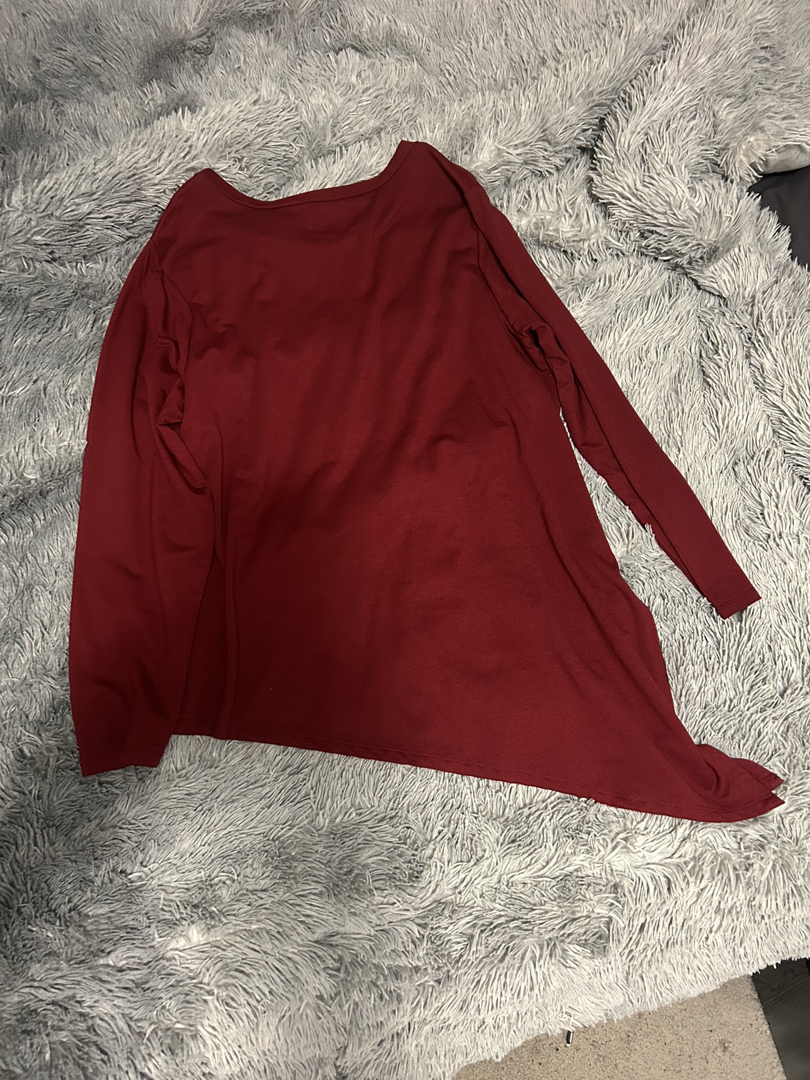 Burgundy top