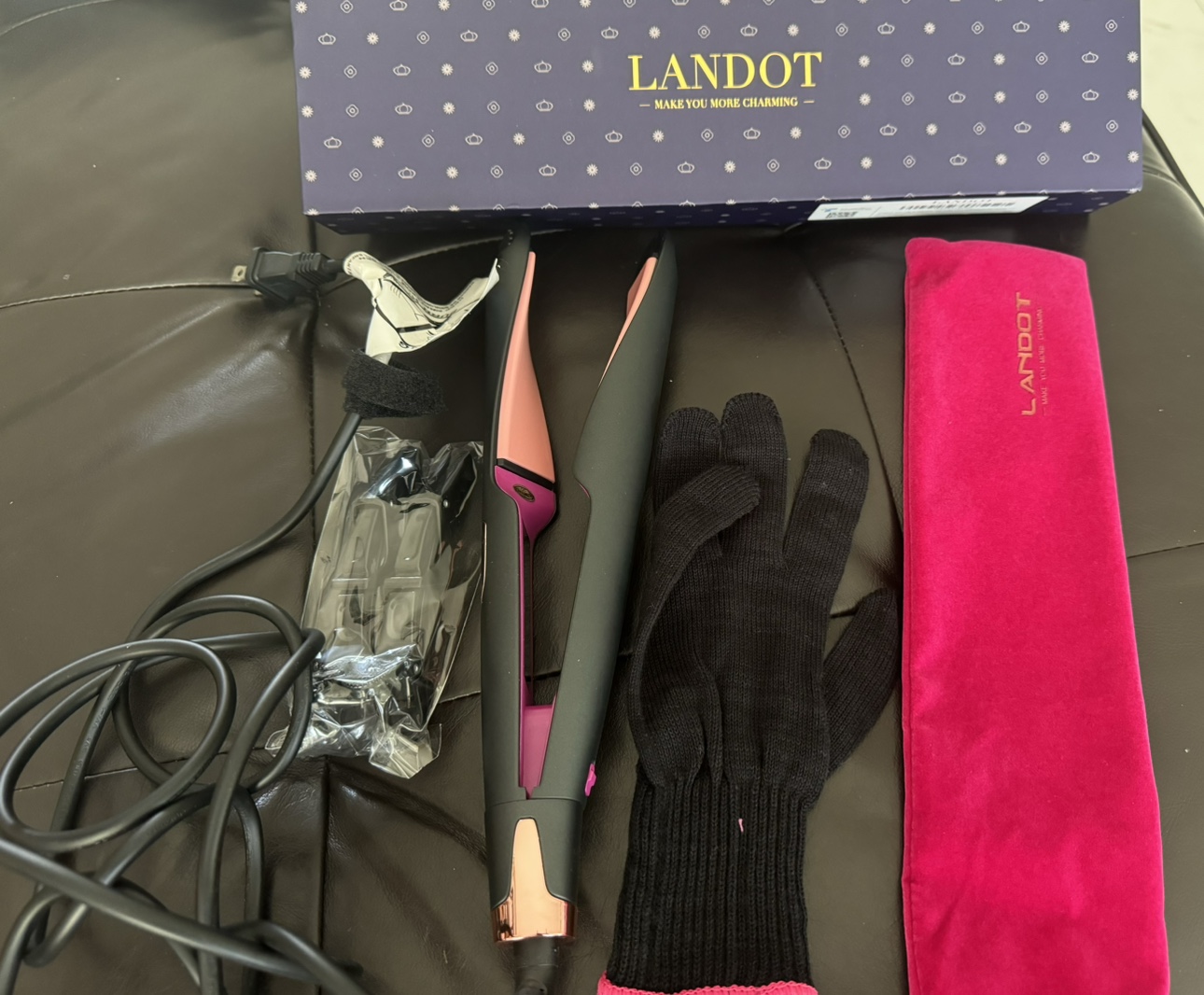 Open box Landot Hair curler